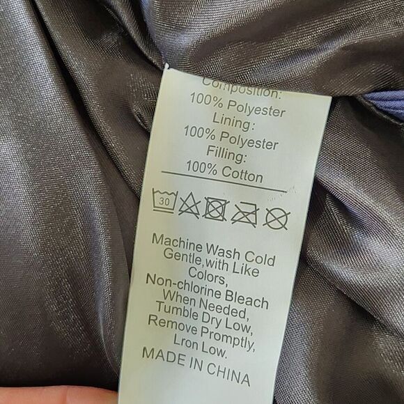 ZCSIA Women's Winter jacket Size Small Navy Color Baggy Puffer Short - Picture 11 of 16